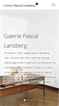 Mobile Screenshot of galerie-lansberg.com